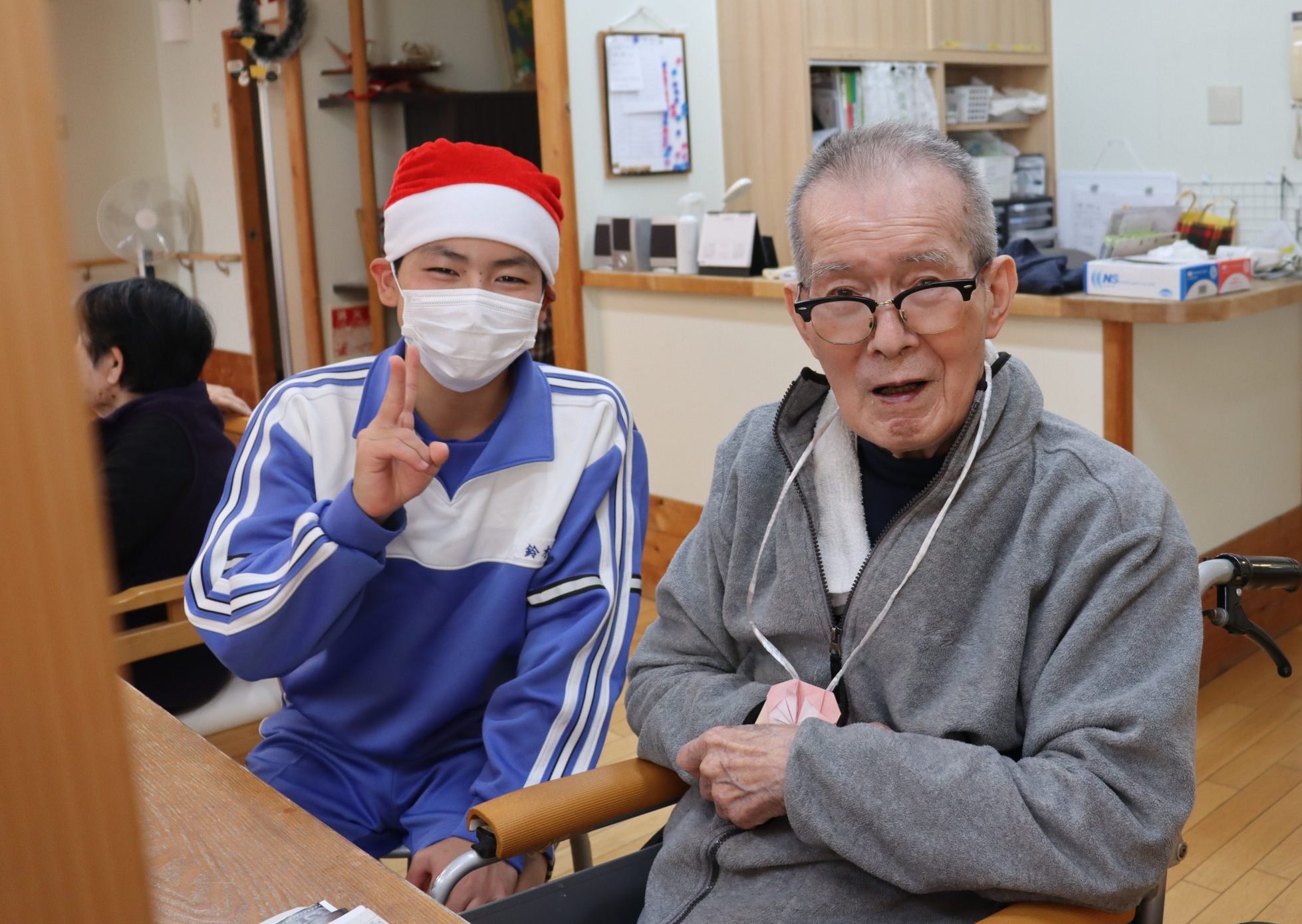 【日常】三方原中学生福祉体験・アコーディオン演奏ボランティア