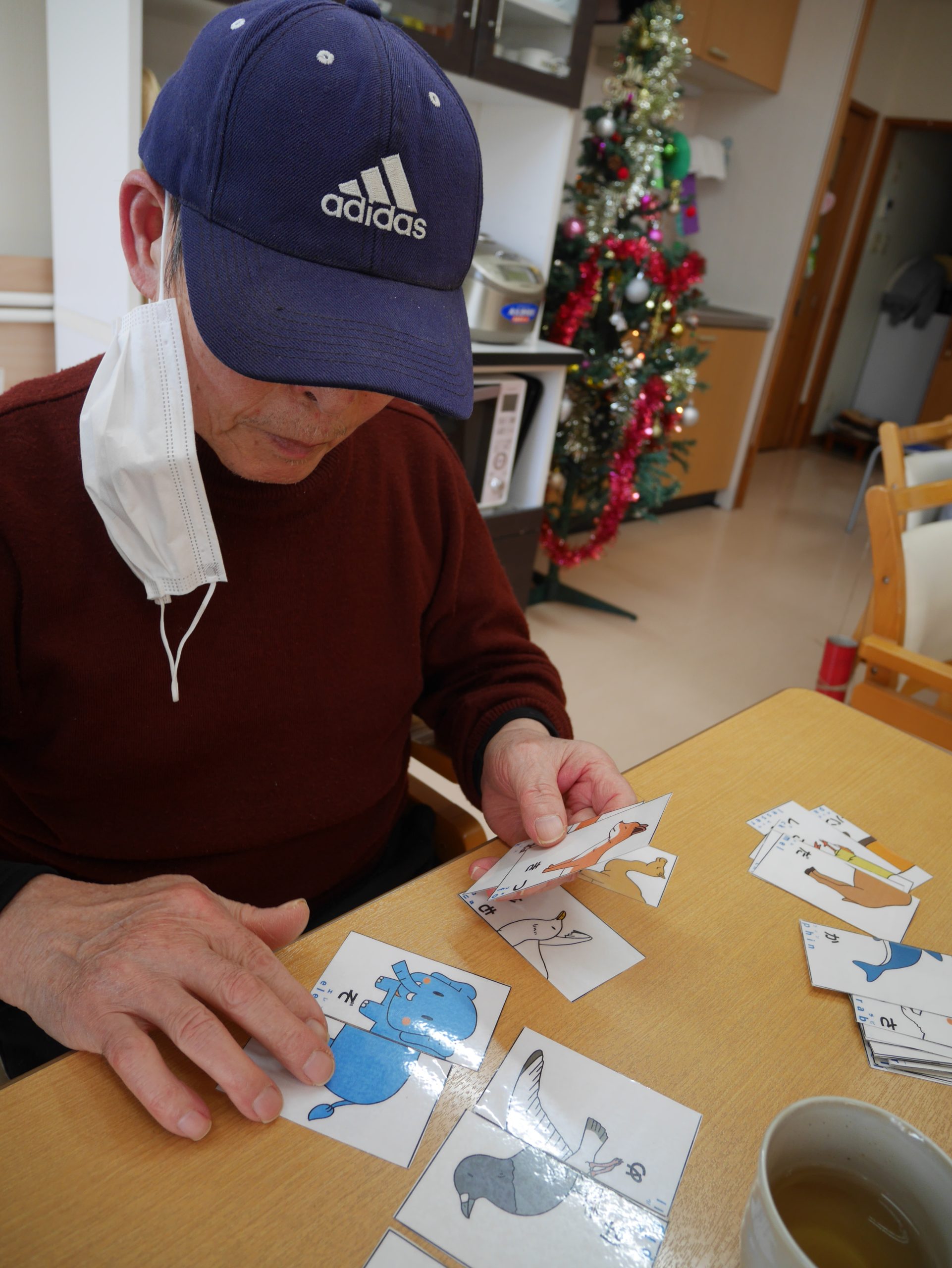 【デイ】脳トレ（絵合わせ）