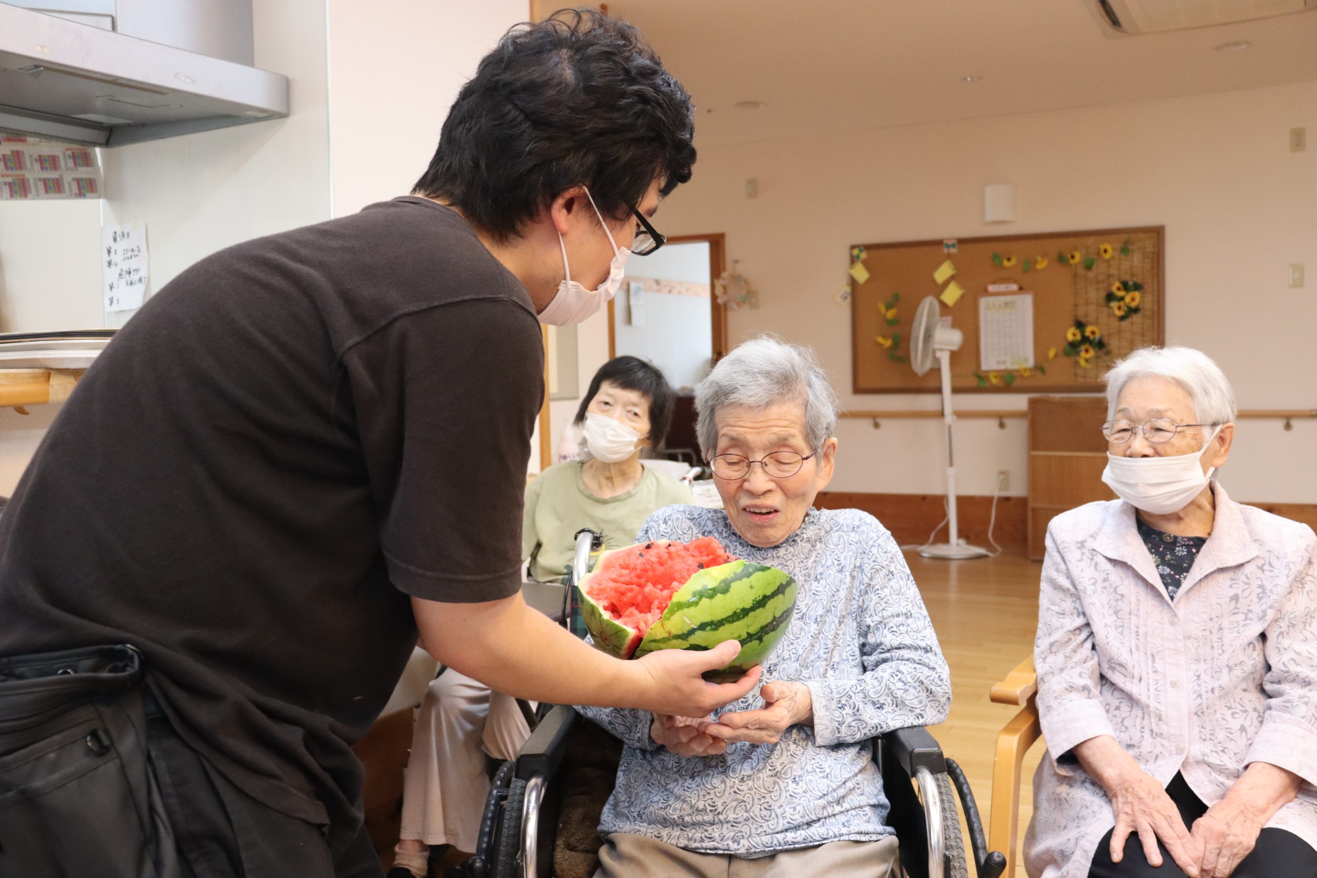 【イベント】木蓮でスイカ割り🍉