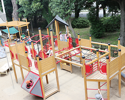 画像：登園の様子