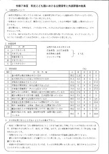令和7年度　和光こども園における公開保育と外部評価の結果のサムネイル